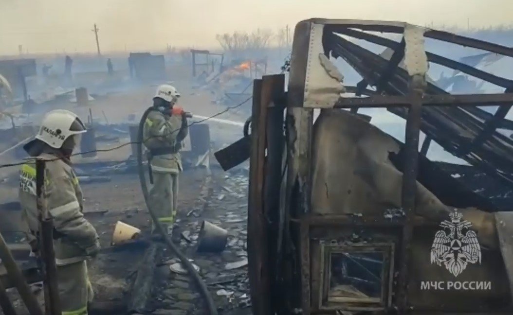 Локализован пожар в Борзе Забайкальского края